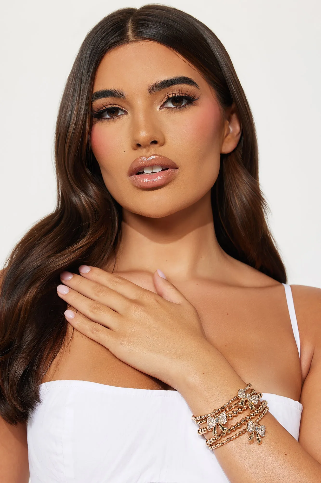 Ask A Bow Me Bracelet - Gold sold by Fashion Nova product image thumbnail 2