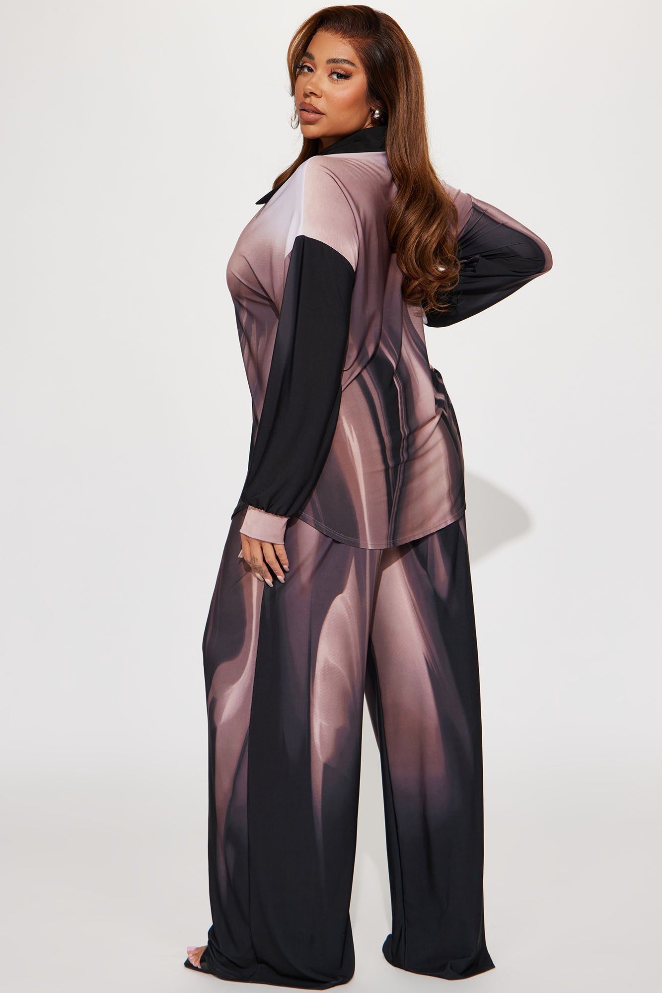 Feeling Lovely Pant Set - Brown/combo sold by Fashion Nova product image thumbnail 6