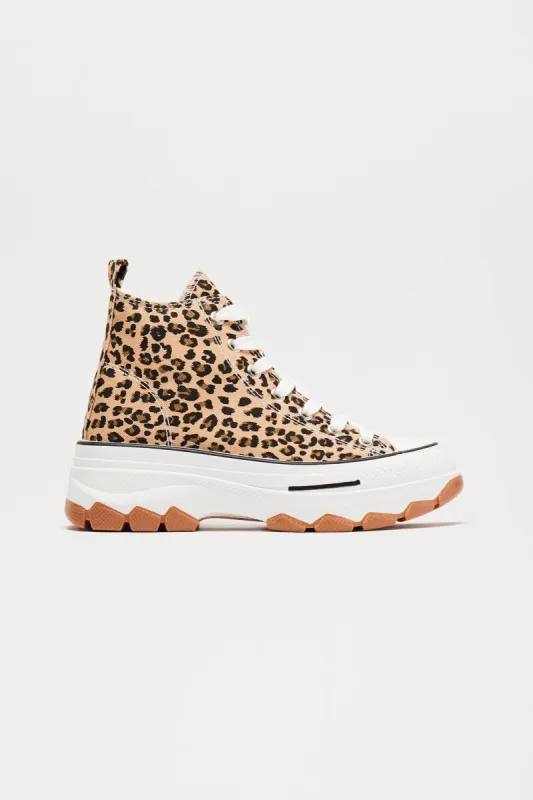 Milo Platform Sneakers - Leopard sold by Fashion Nova