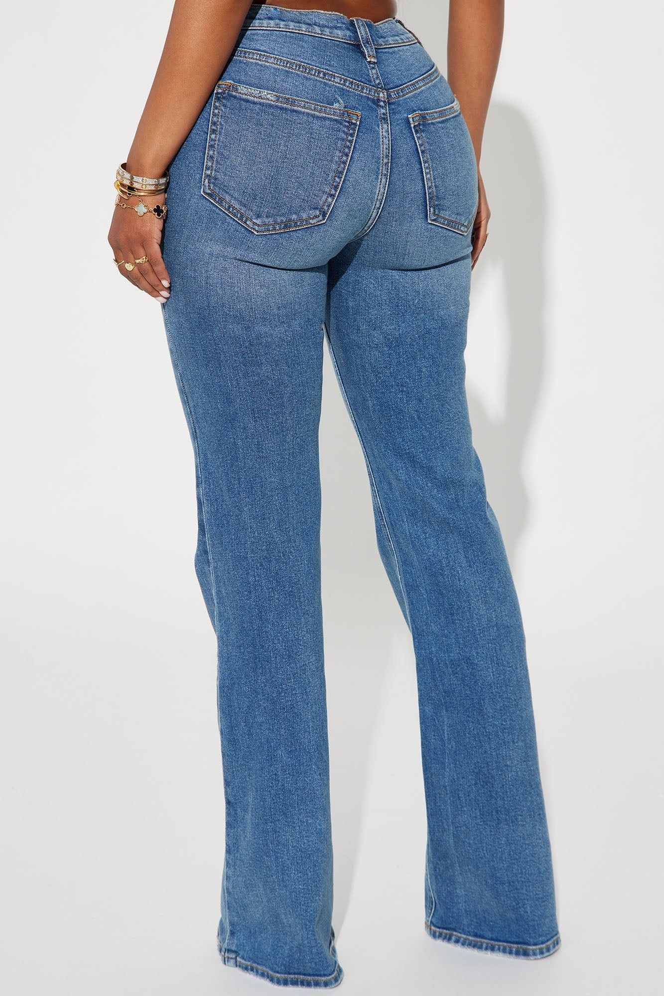 Take Your Time Stretch Bootcut Jean - Dark Wash sold by Fashion Nova product image thumbnail 3