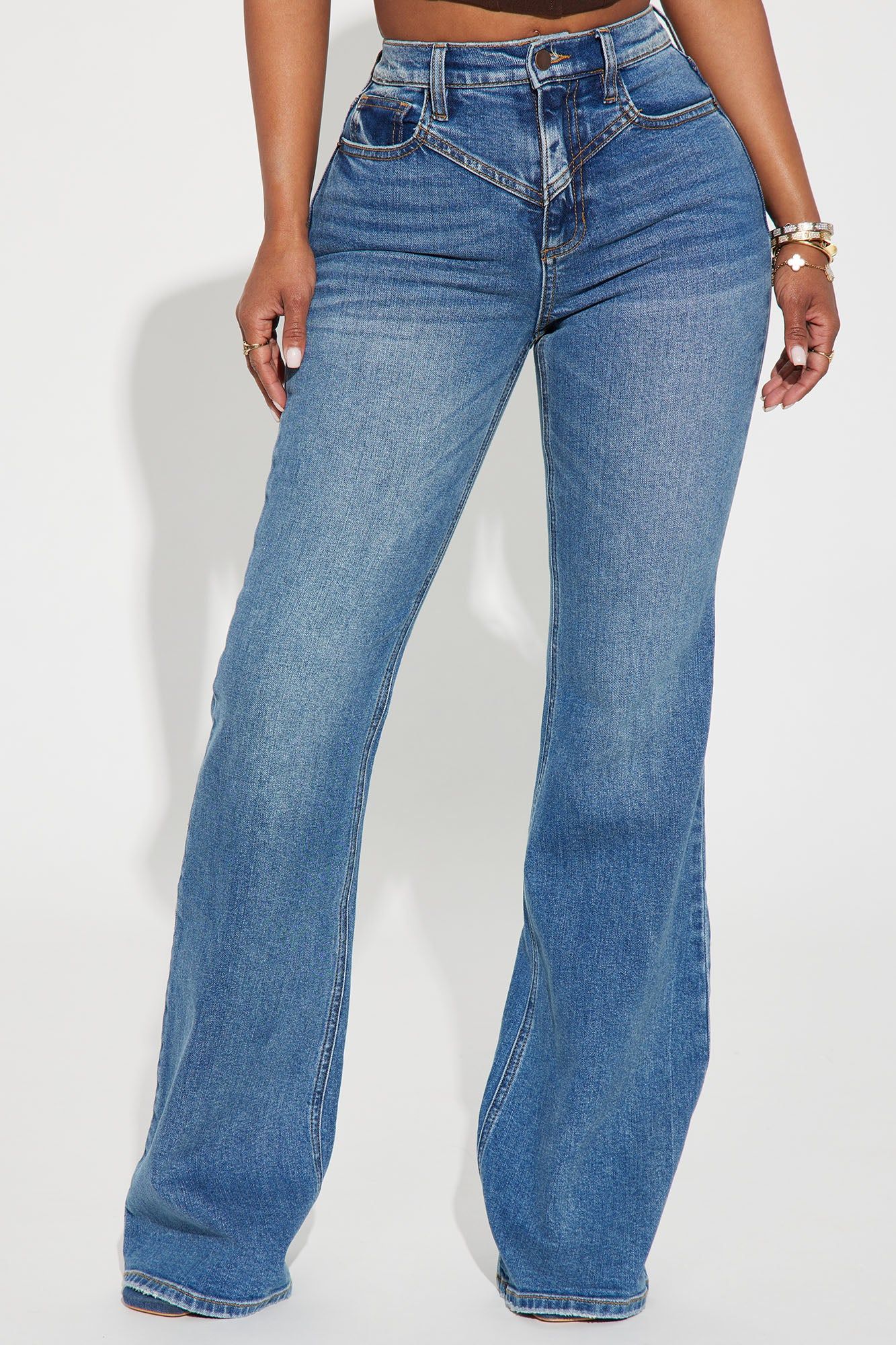 Take Your Time Stretch Bootcut Jean - Dark Wash sold by Fashion Nova product image thumbnail 2