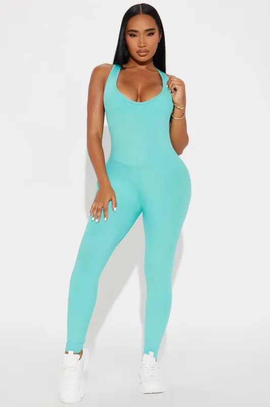 Serenity Ribbed Jumpsuit - Mint sold by Fashion Nova