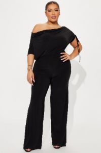 Think About It Jumpsuit - Black sold by Fashion Nova