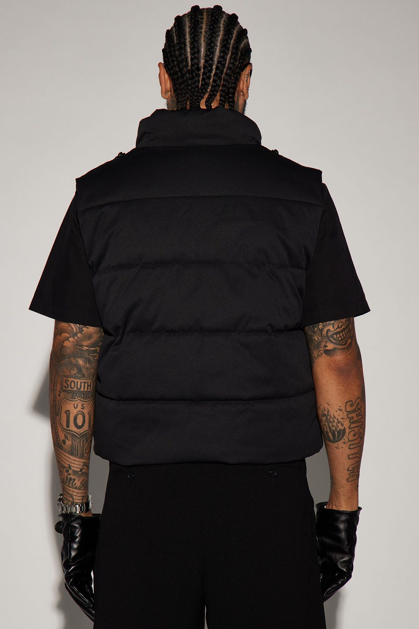 Lucid Zip Up Puffer Vest - Black sold by Fashion Nova product image thumbnail 4