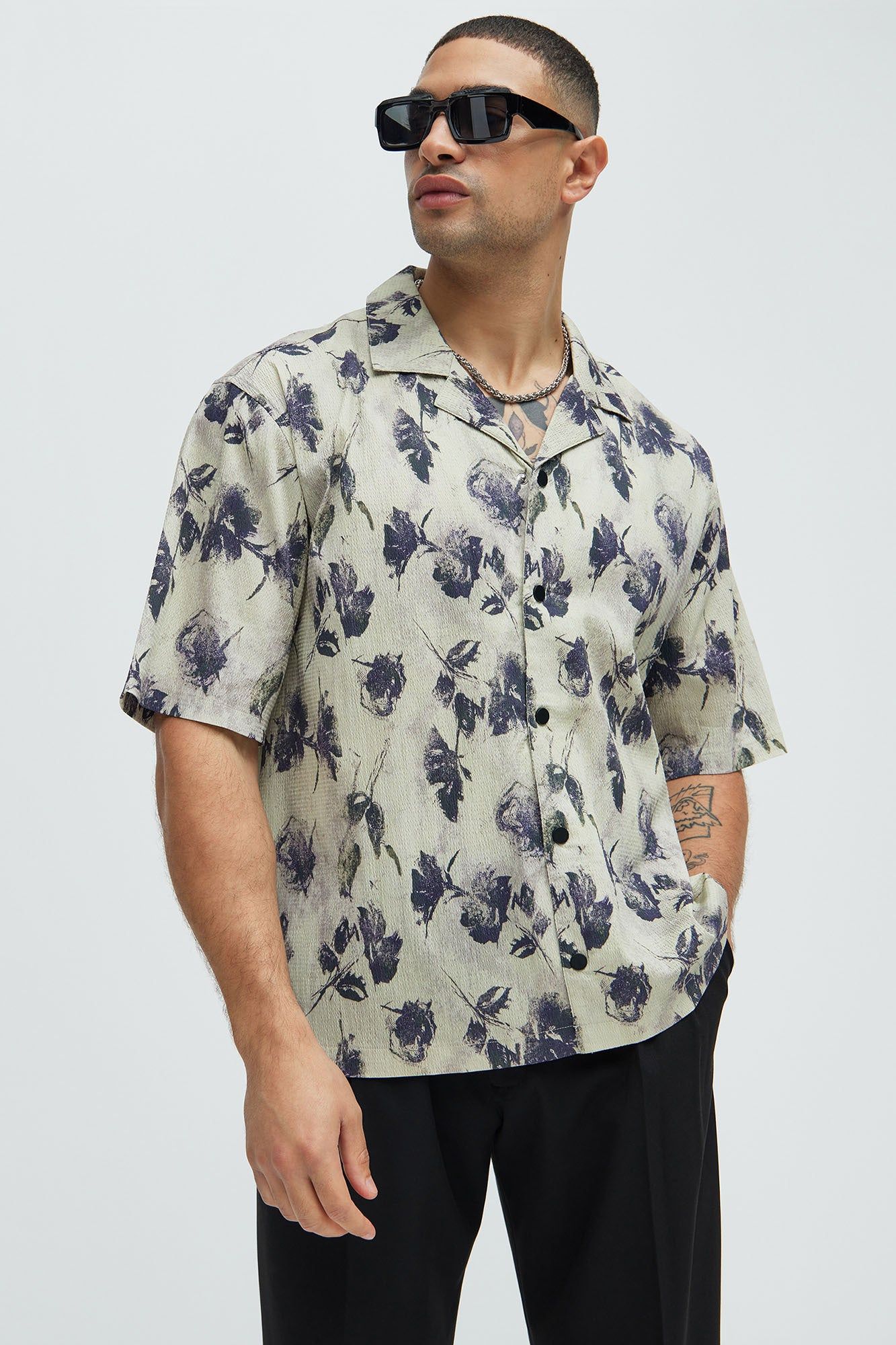 Carbone Shirt - Olive sold by Fashion Nova