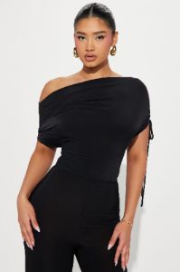 Think About It Jumpsuit - Black sold by Fashion Nova