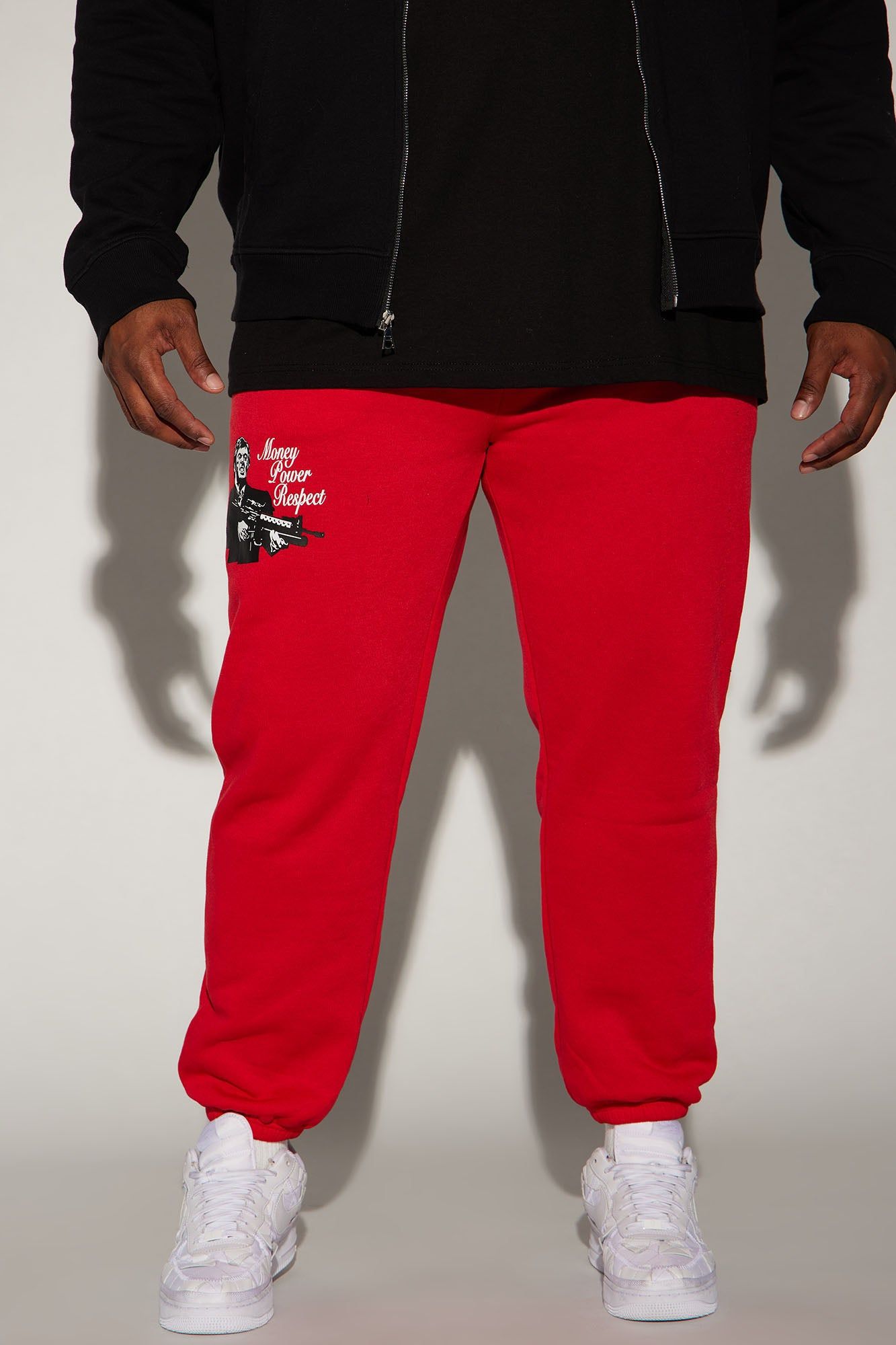 Scarface Money Power Respect Jogger - Red sold by Fashion Nova product image thumbnail 5