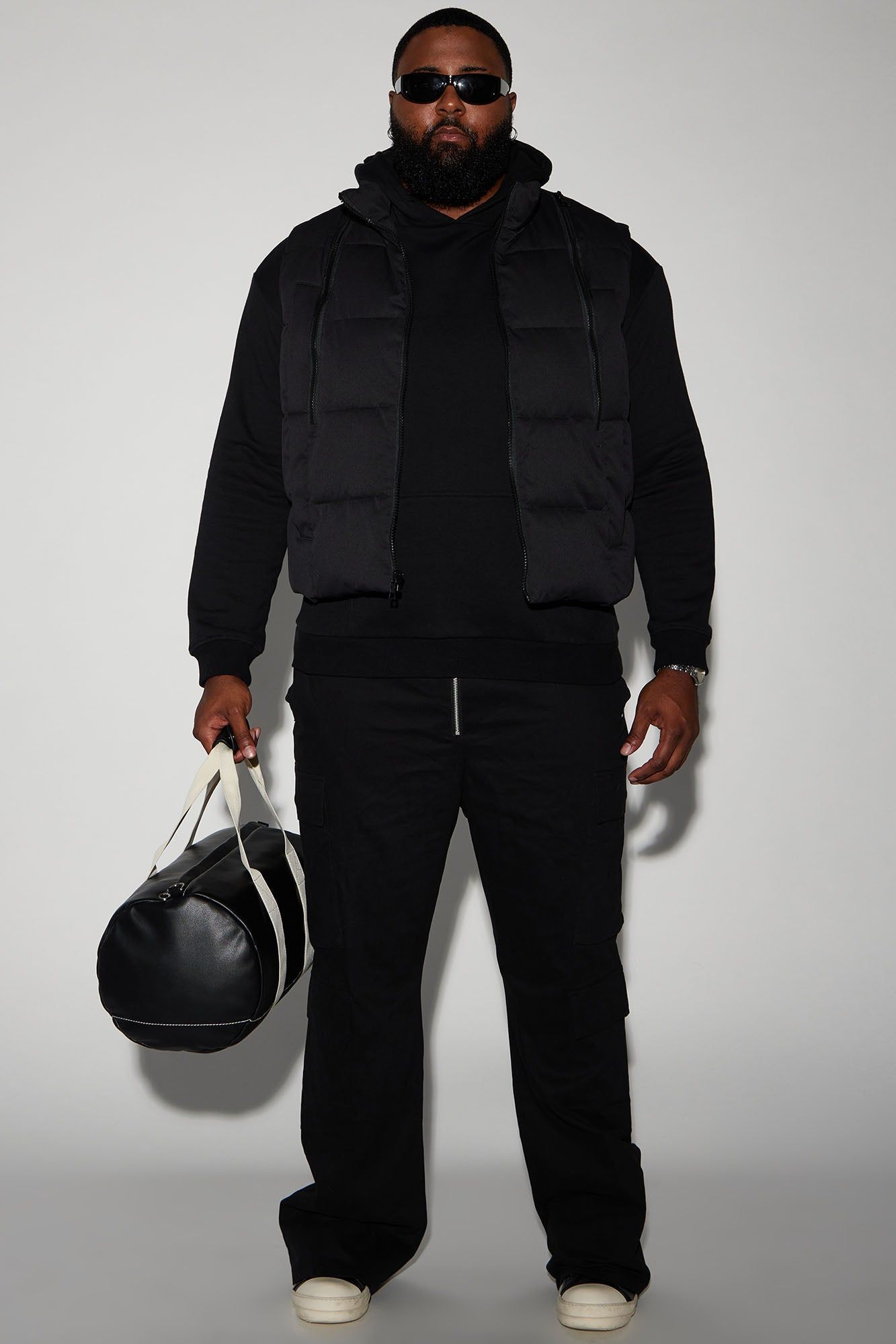 Lucid Zip Up Puffer Vest - Black sold by Fashion Nova product image thumbnail 6