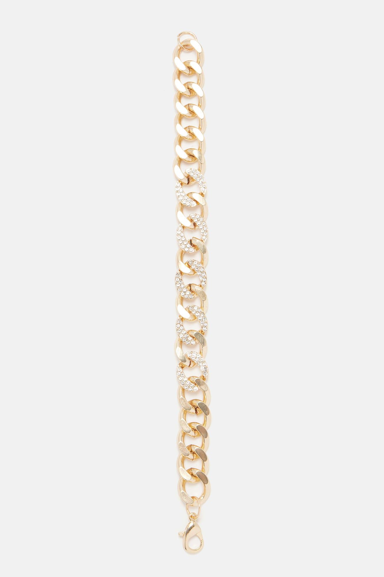 Go Long Cuban Chain Bracelet - Gold sold by Fashion Nova product image thumbnail 2