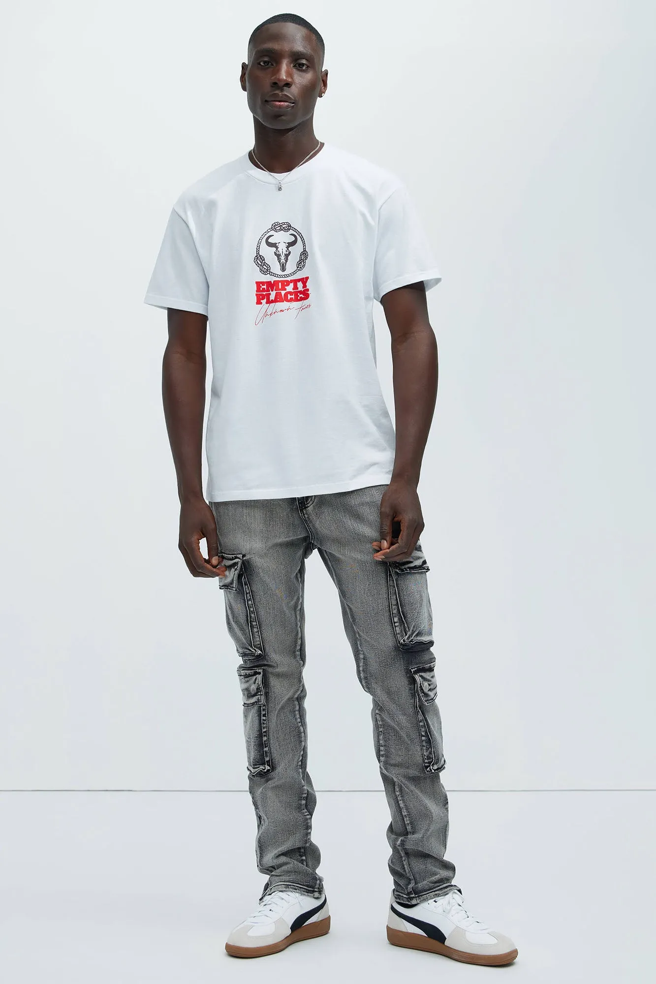 Empty Places Short Sleeve Tee - White sold by Fashion Nova product image thumbnail 3