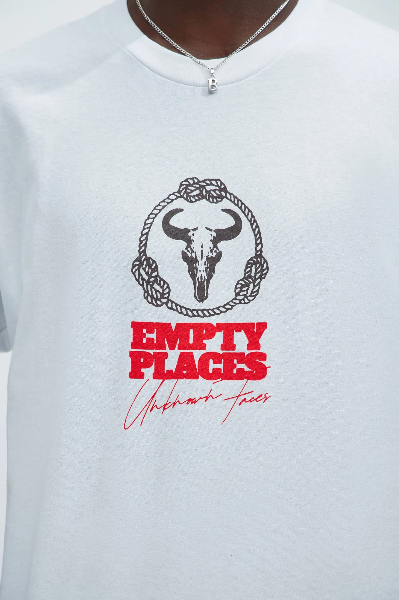 Empty Places Short Sleeve Tee - White sold by Fashion Nova product image thumbnail 2