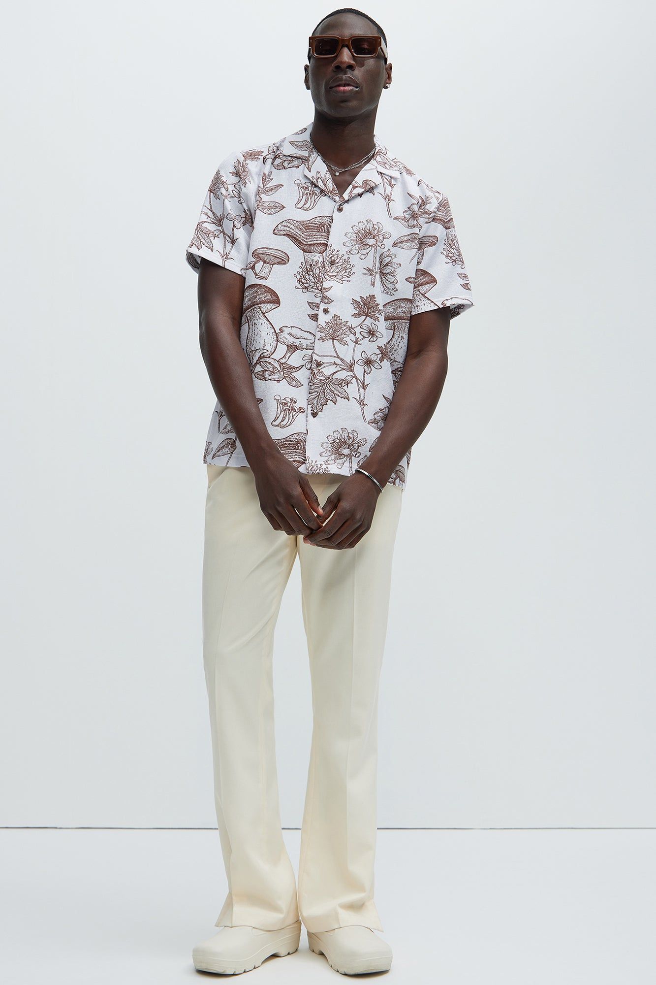 Shroom Gloom Shirt - Cream/combo sold by Fashion Nova product image thumbnail 2