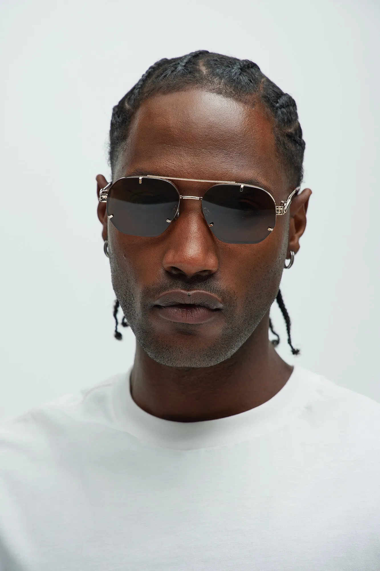 Carillo Sunglasses - Gold/Brown sold by Fashion Nova product image thumbnail 2