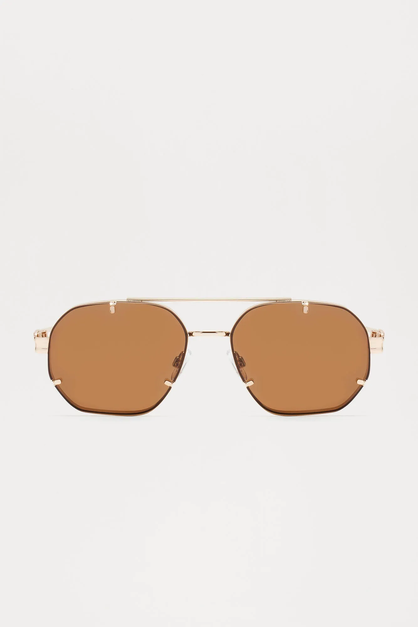 Carillo Sunglasses - Gold/Brown sold by Fashion Nova product image thumbnail 3