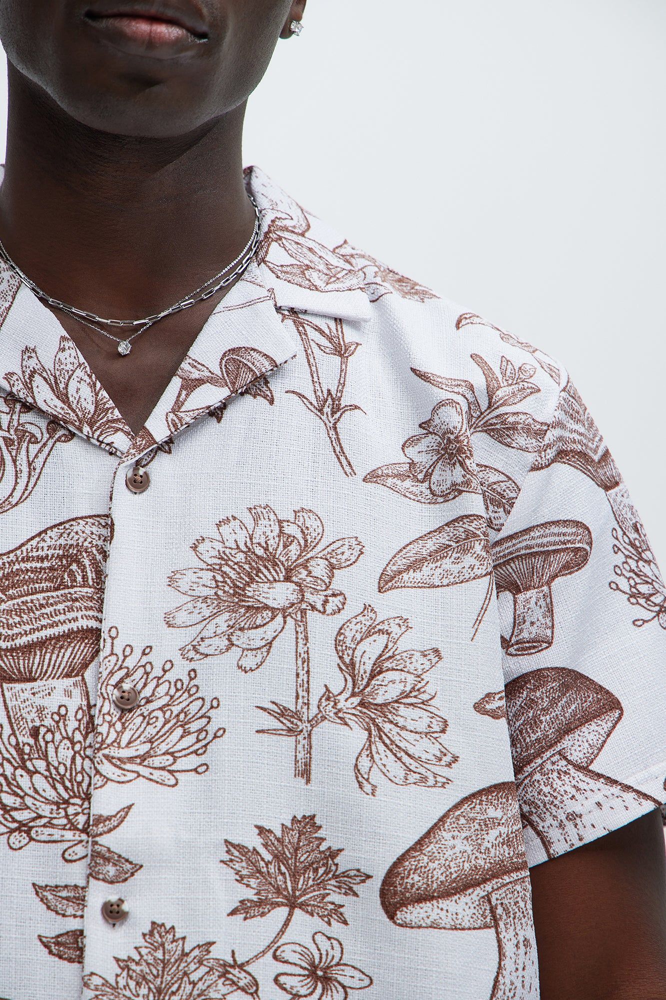 Shroom Gloom Shirt - Cream/combo sold by Fashion Nova product image thumbnail 3