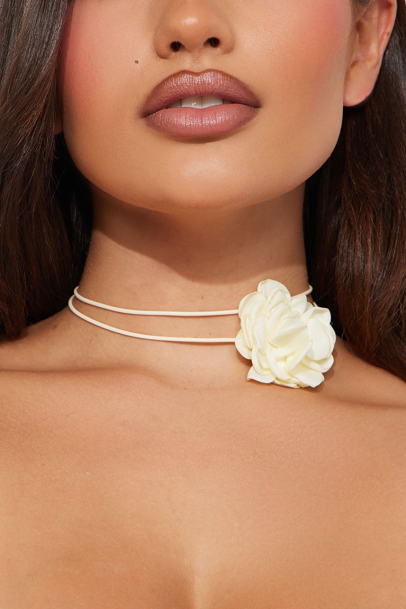 A Little Romance Choker - Ivory sold by Fashion Nova