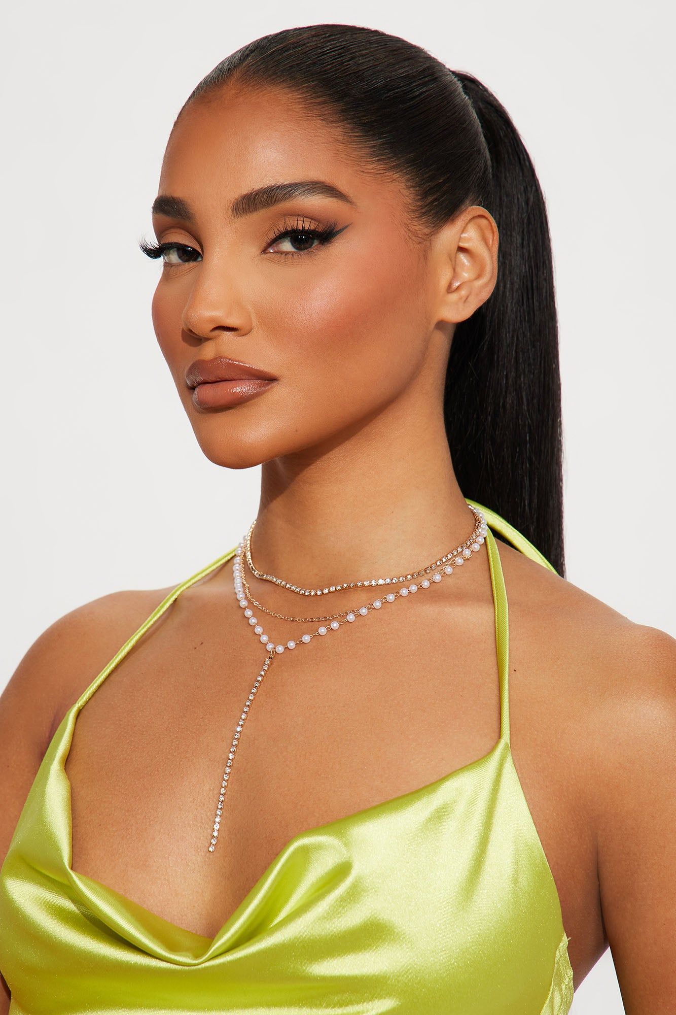 Not Too Flashy Layered Necklace - Gold sold by Fashion Nova product image thumbnail 2