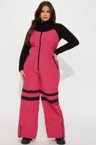 Hit The Slopes Jumpsuit - Fuchsia sold by Fashion Nova
