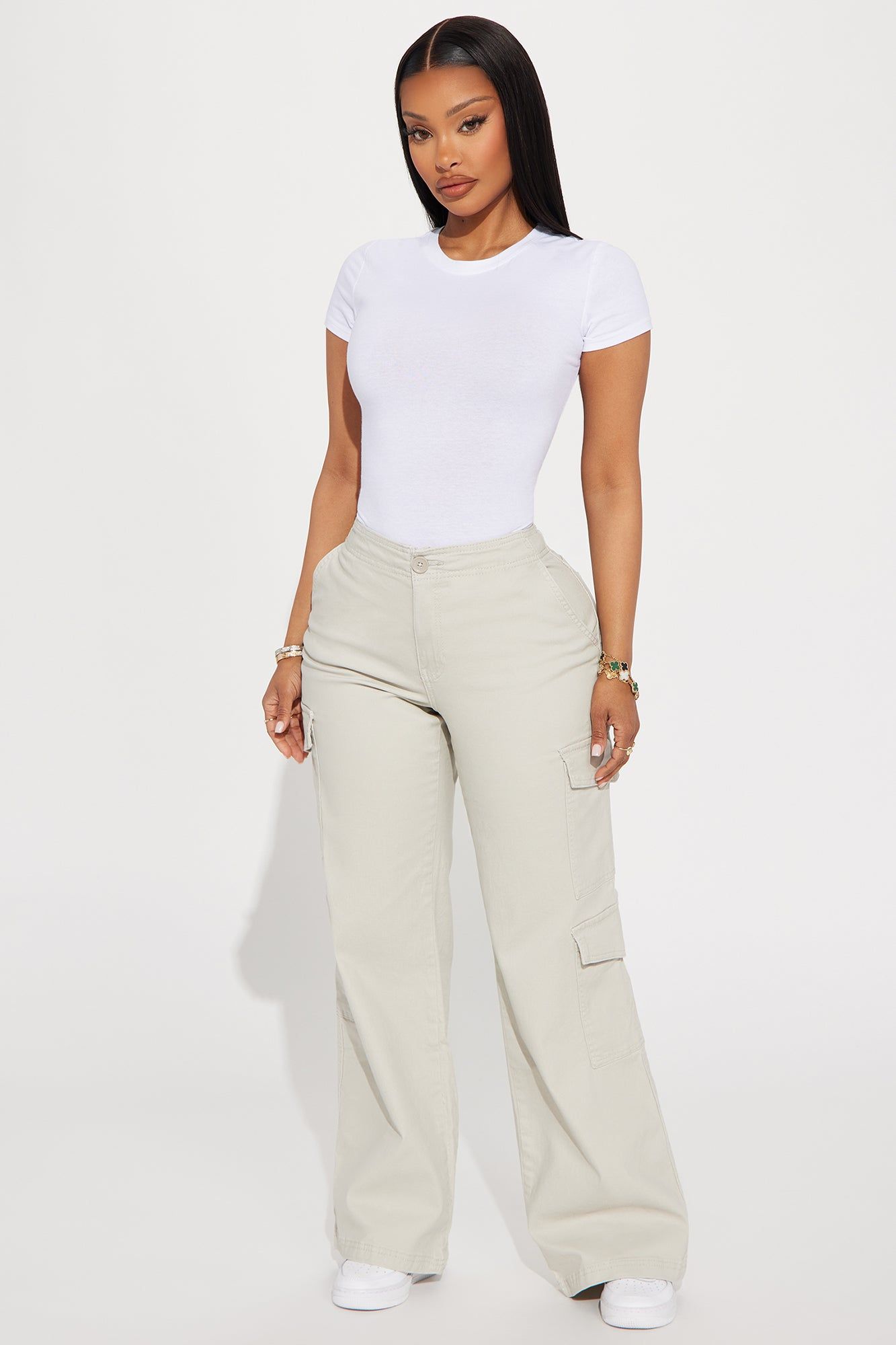Camilla Classic Fit Crew Neck Tee - White sold by Fashion Nova product image thumbnail 2