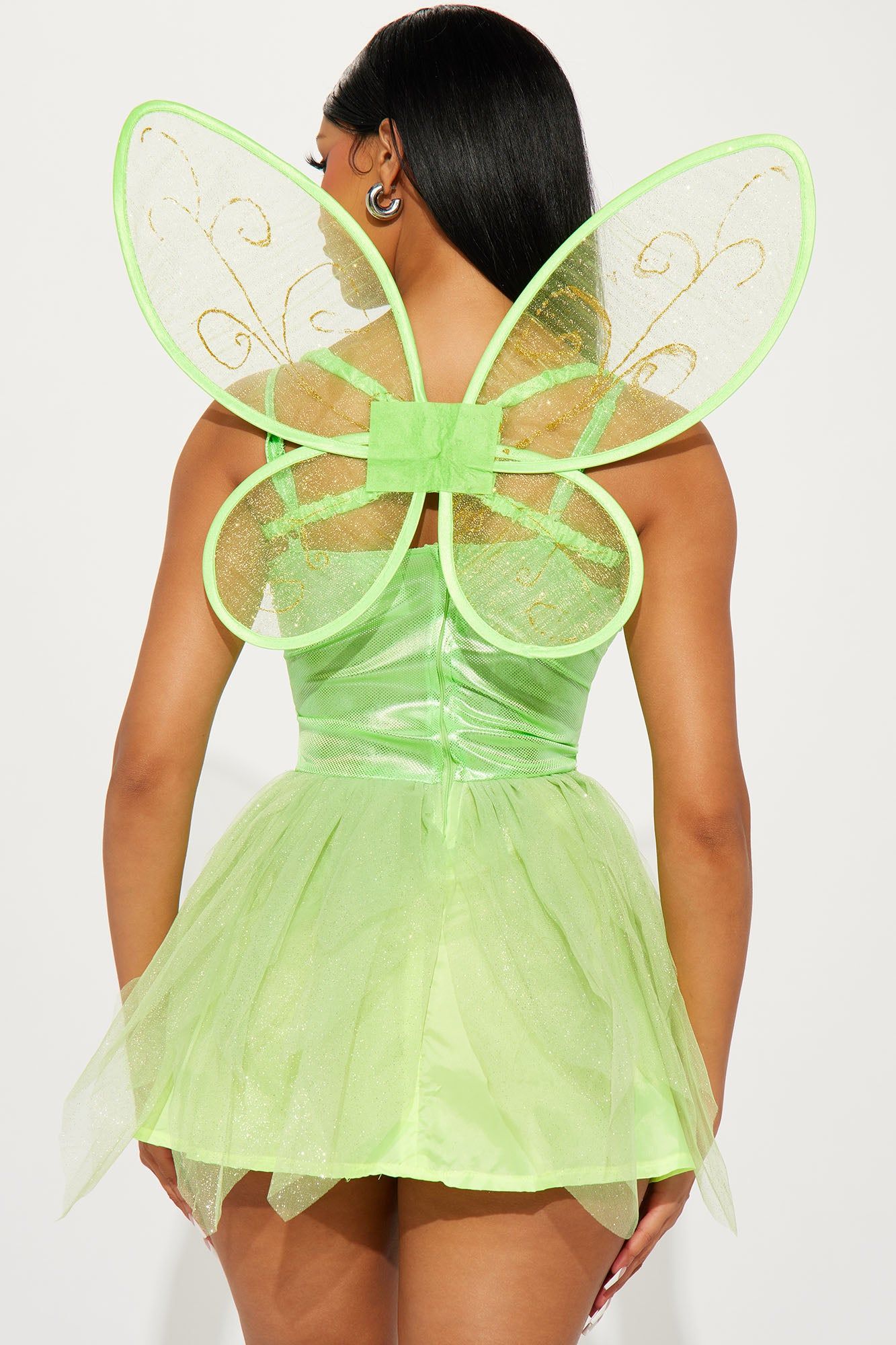 Neverland Pixie 3 Piece Costume Set - Green sold by Fashion Nova product image thumbnail 4
