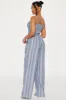 One Last Try Linen Jumpsuit - Blue sold by Fashion Nova
