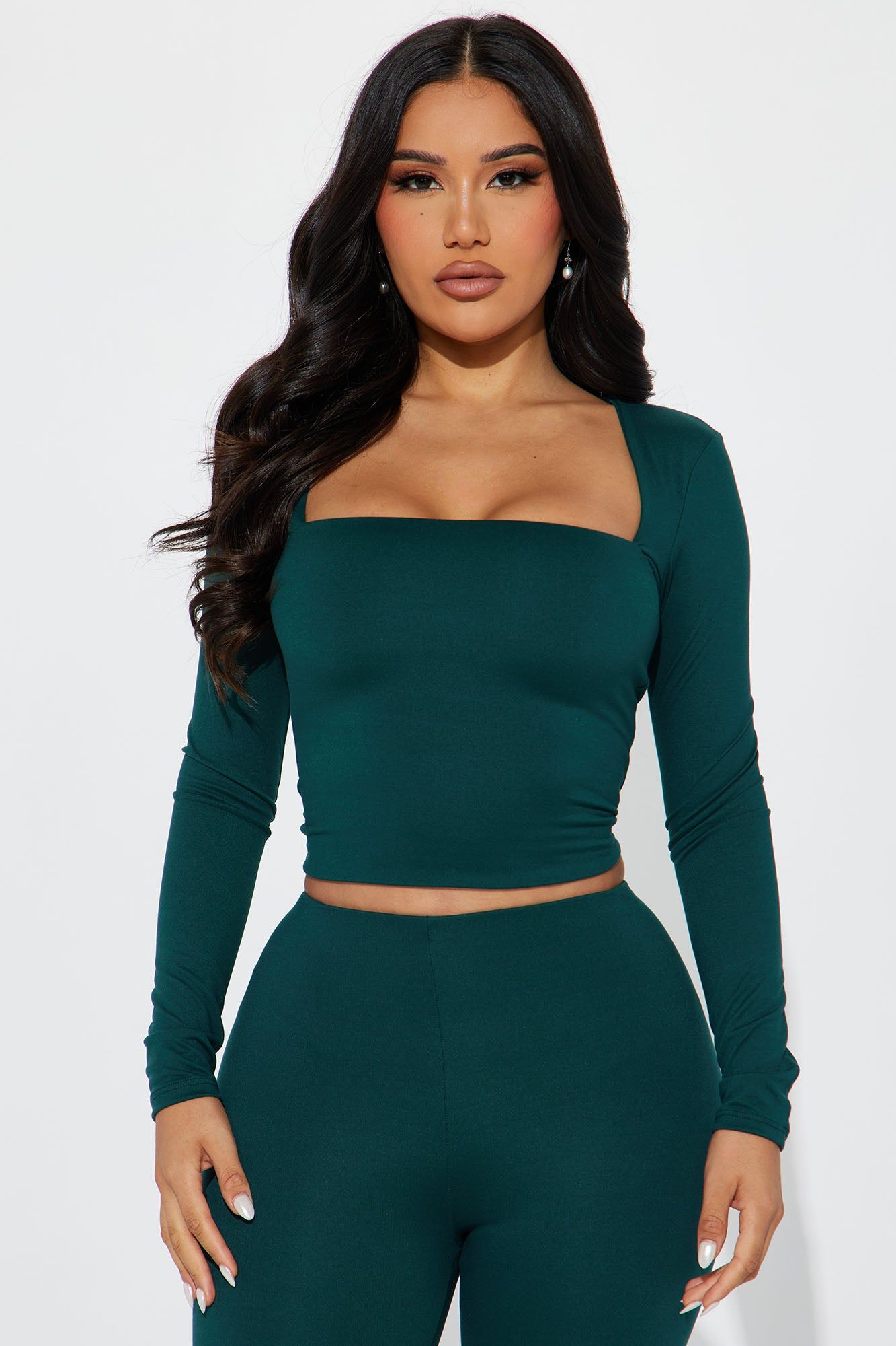 Smooth Like Me Legging Set - Hunter sold by Fashion Nova product image thumbnail 2