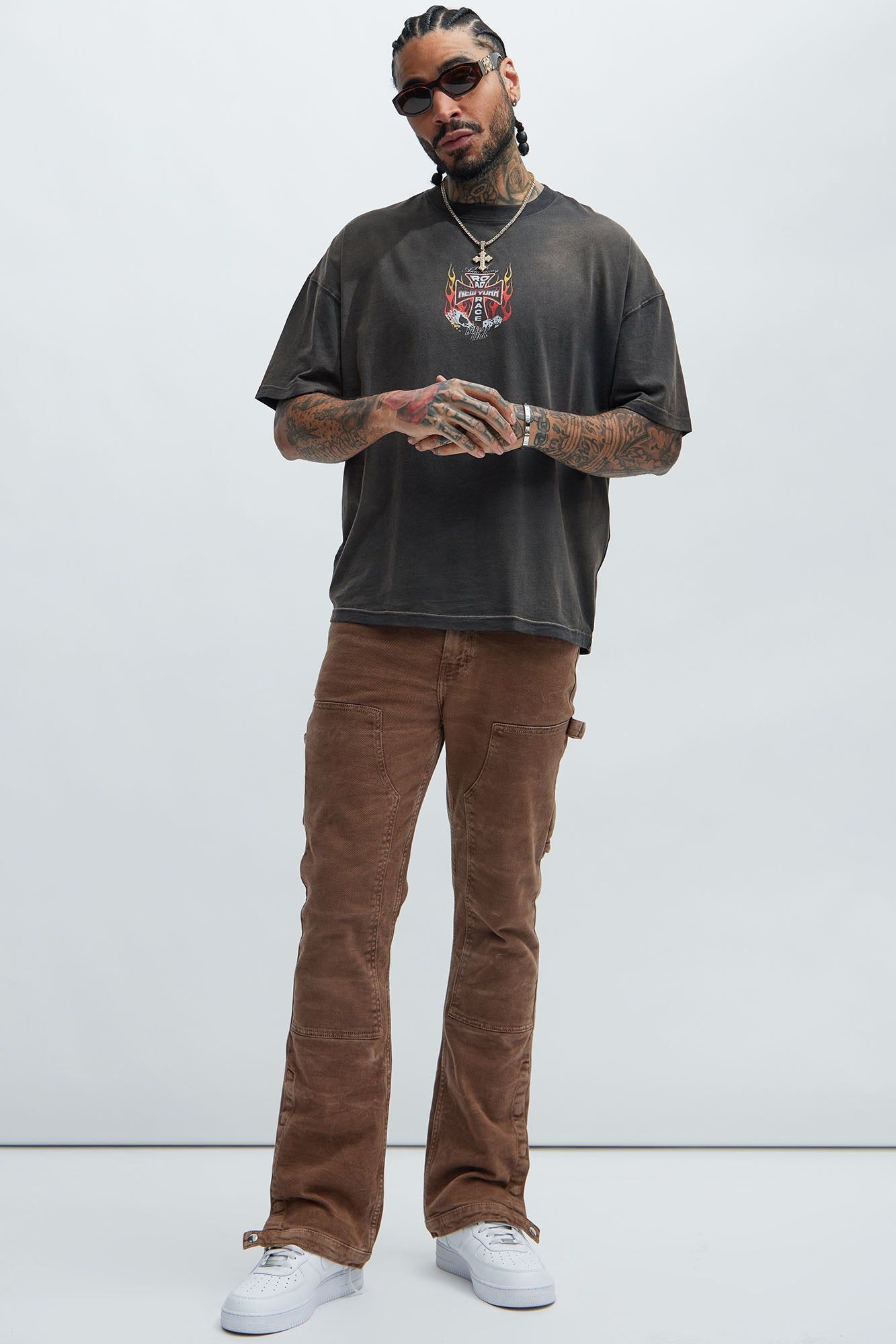 Road Race Oversize Short Sleeve Tee - Black sold by Fashion Nova product image thumbnail 3