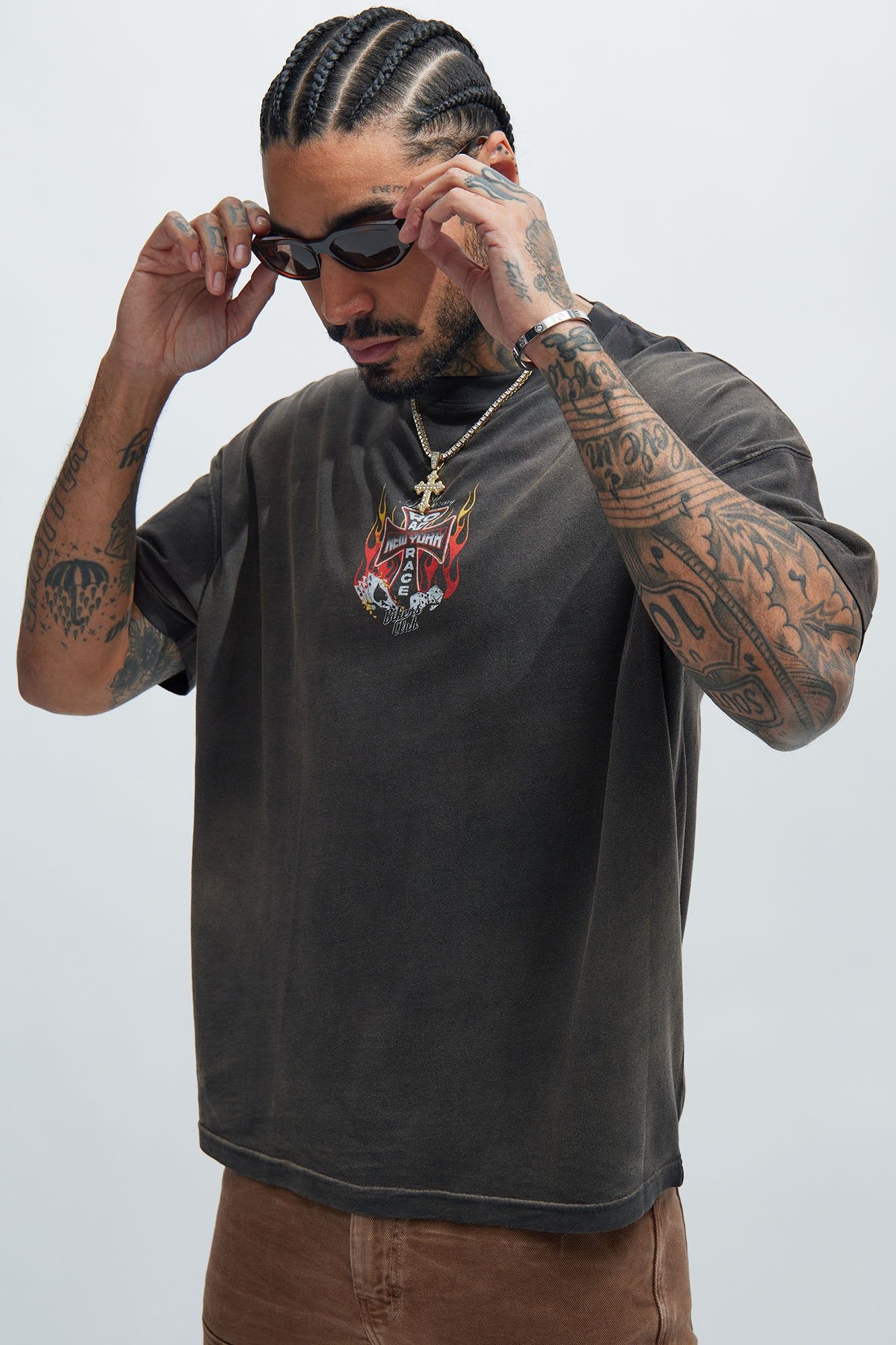 Road Race Oversize Short Sleeve Tee - Black sold by Fashion Nova product image thumbnail 2