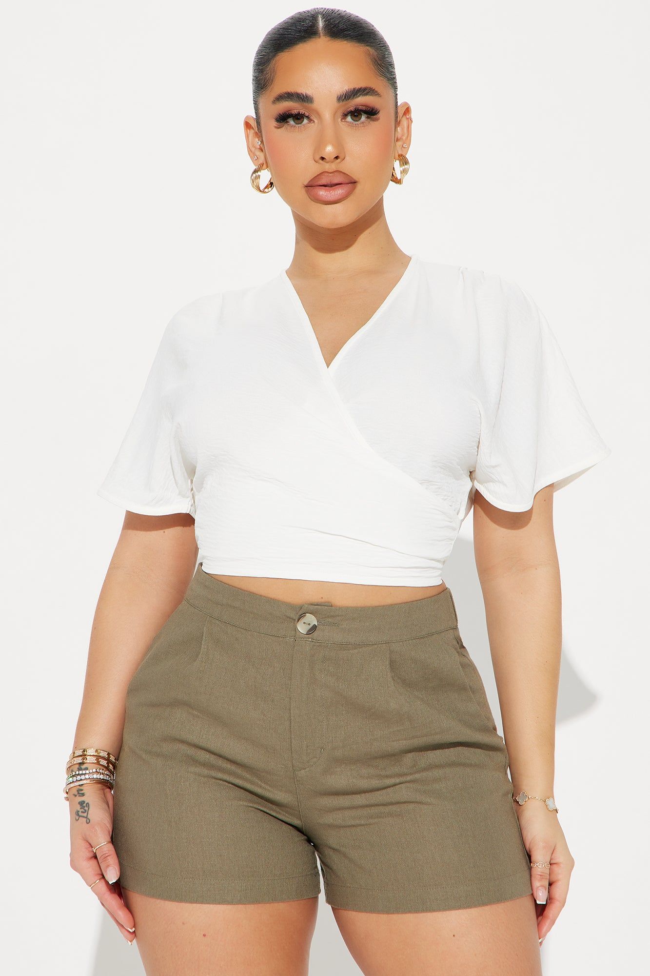Jamie Blouse Top - White sold by Fashion Nova