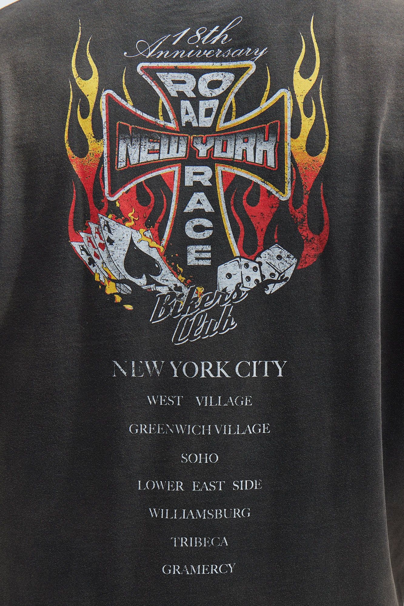 Road Race Oversize Short Sleeve Tee - Black sold by Fashion Nova product image thumbnail 5