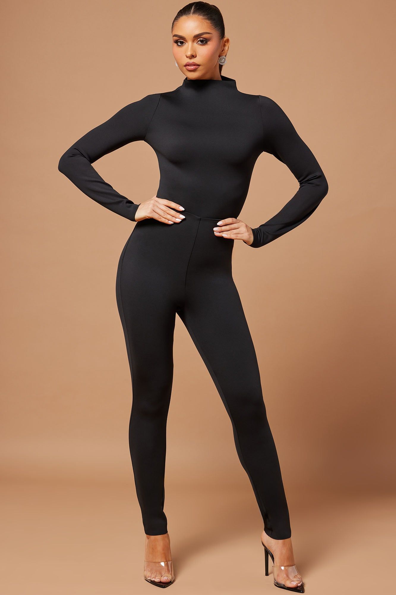 Jaclynn Scuba Skinny Pant - Black sold by Fashion Nova