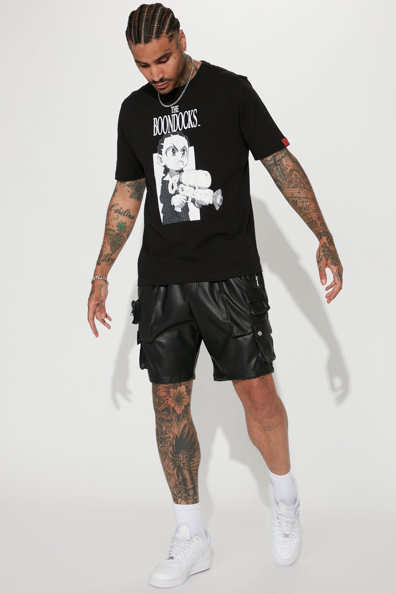 Boondocks Spray Time Short Sleeve Tee - Black sold by Fashion Nova product image thumbnail 3