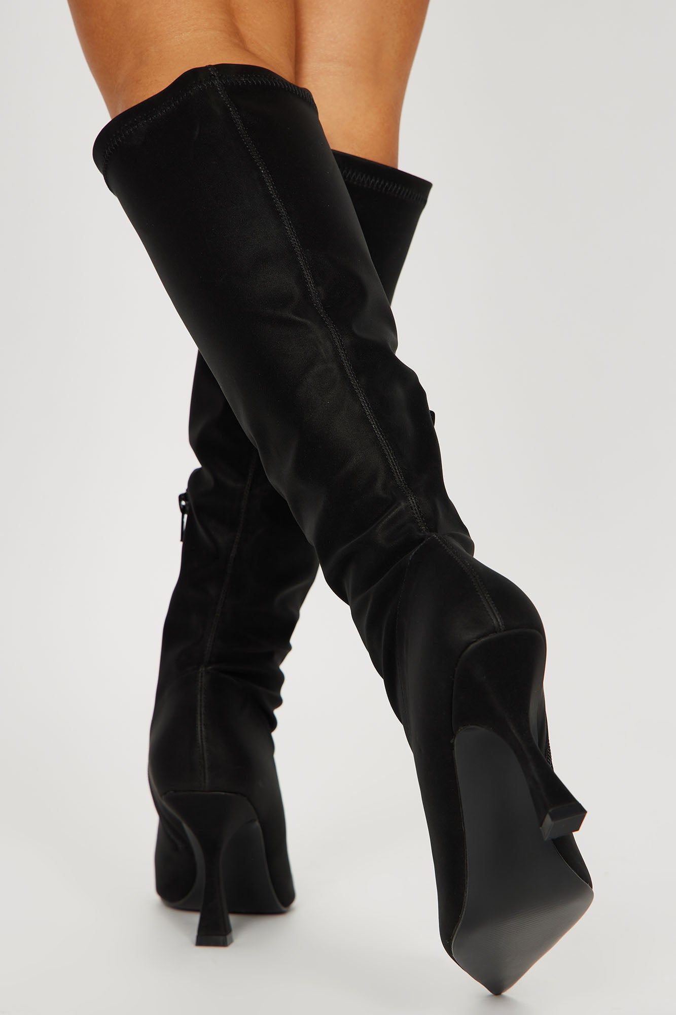 Luciana Knee High Boots - Black sold by Fashion Nova product image thumbnail 4