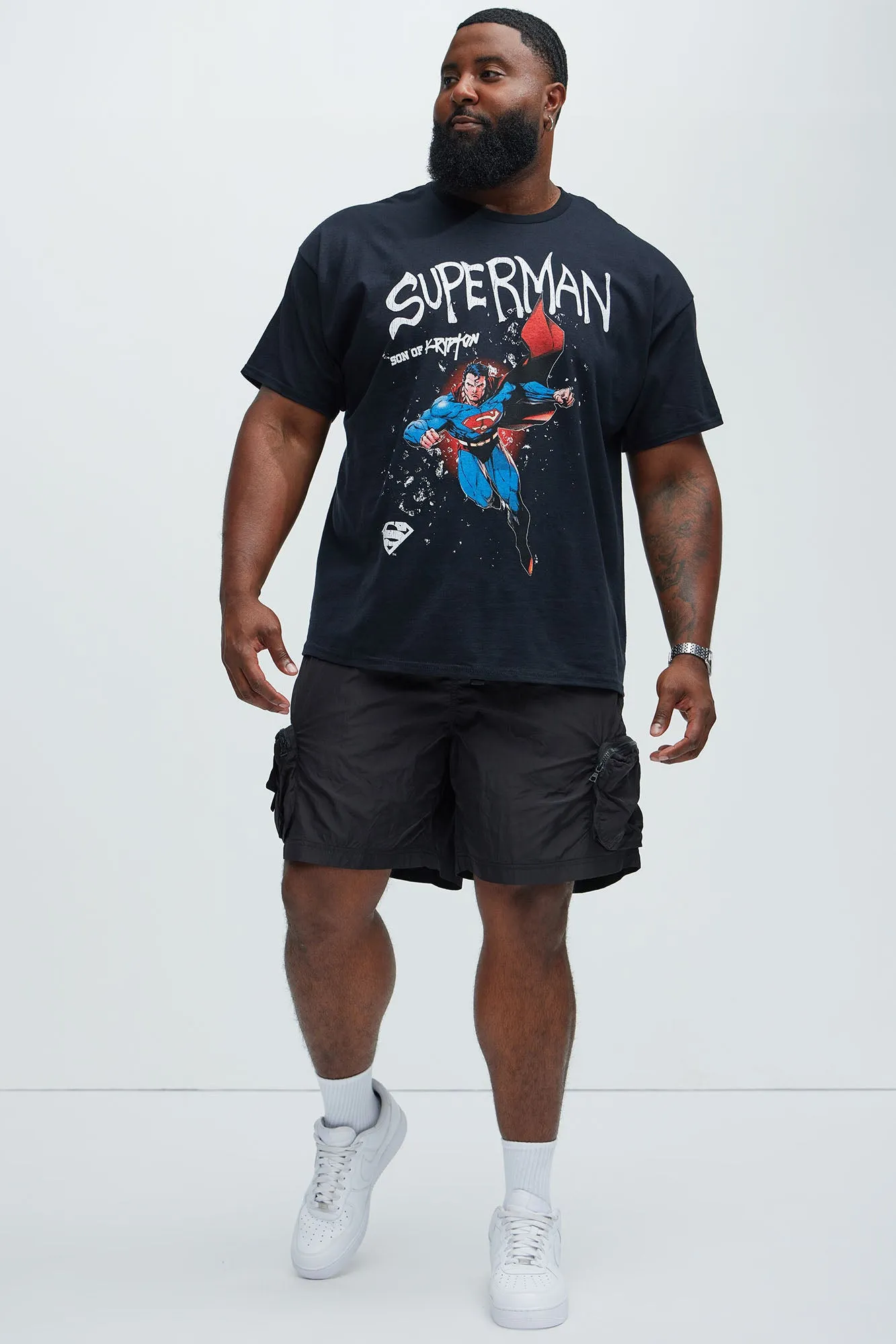 Superman Son Of Krypton Short Sleeve Tee - Black sold by Fashion Nova product image thumbnail 5