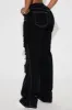 Seeing You Tonight Stretch Straight Leg Jeans - Black sold by Fashion Nova