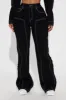Seeing You Tonight Stretch Straight Leg Jeans - Black sold by Fashion Nova