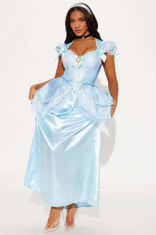 Pumpkin By Midnight Princess 4 Piece Costume Set - Light Blue sold by Fashion Nova
