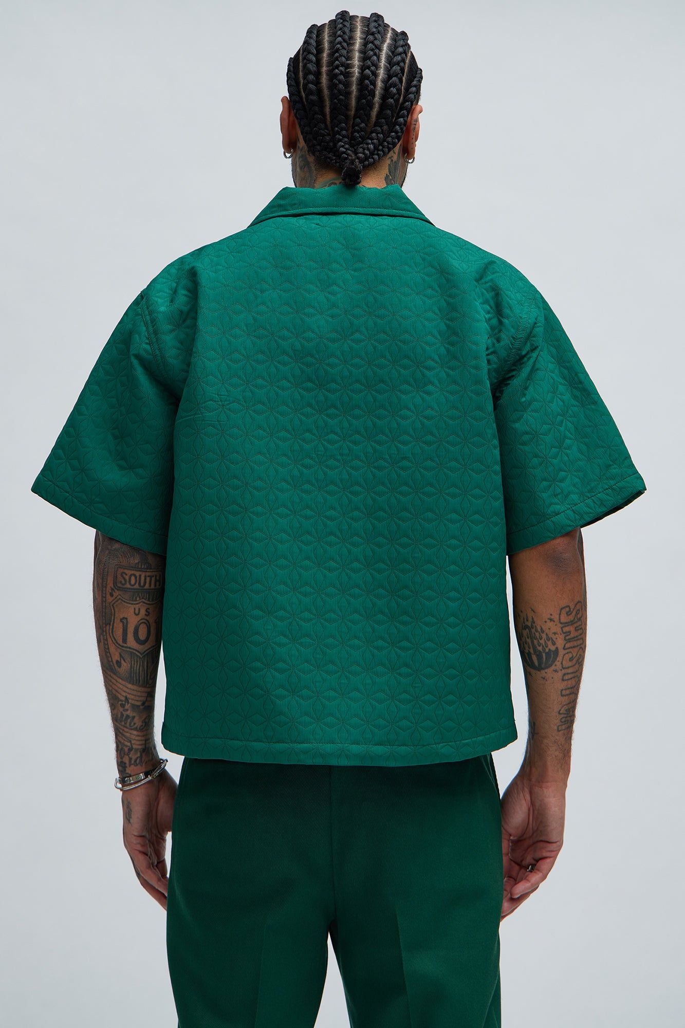 Joseph Jacquard Shirt - Green sold by Fashion Nova product image thumbnail 4