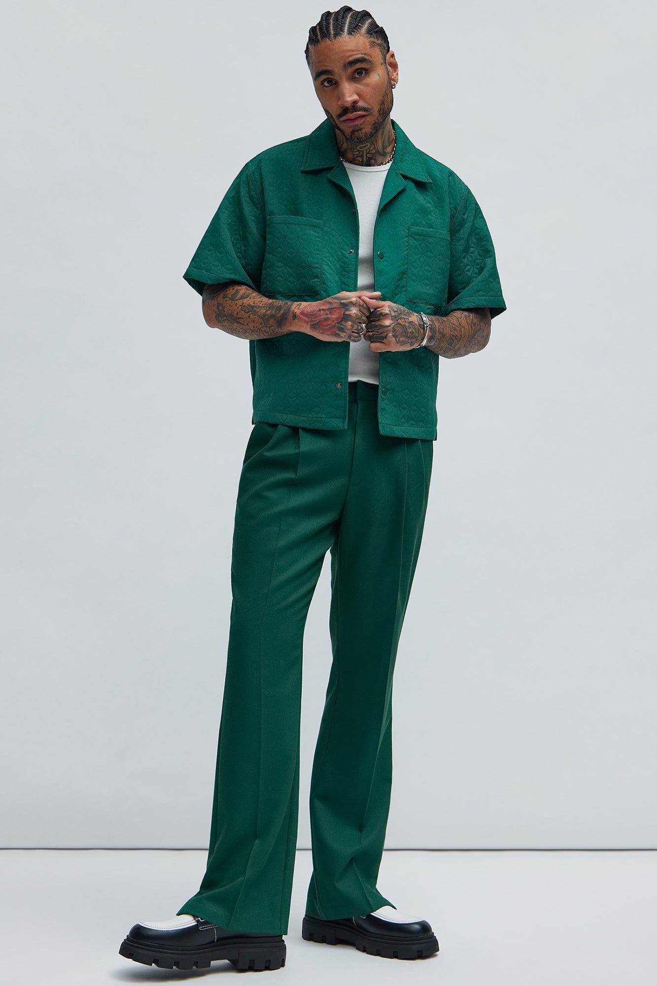 Joseph Jacquard Shirt - Green sold by Fashion Nova product image thumbnail 2