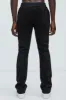 Cleaned Up Faux Suede Pants - Black sold by Fashion Nova
