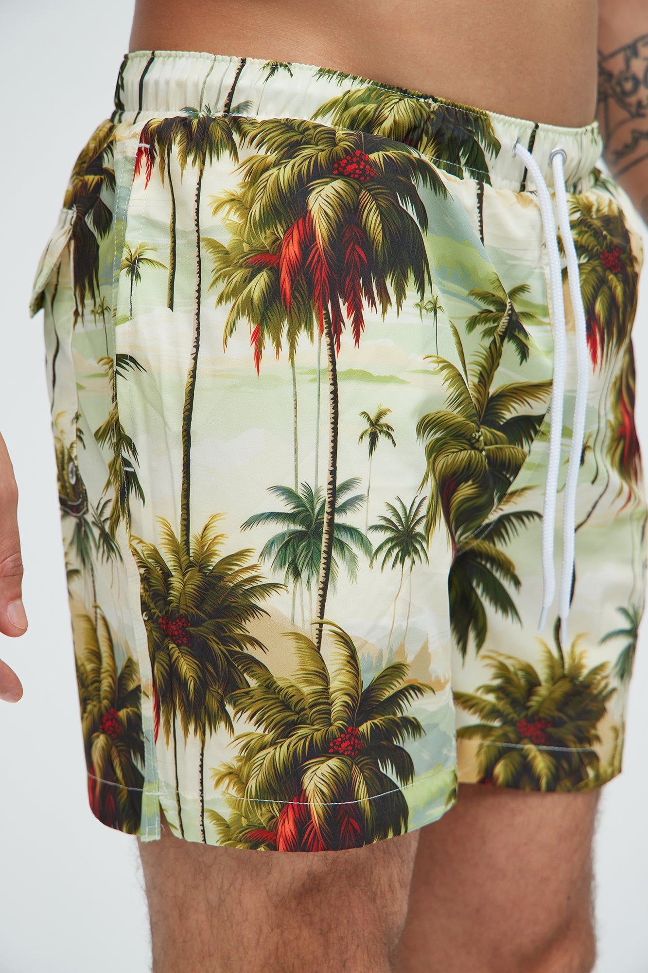 Island Shore Swim Trunks - Multi Color sold by Fashion Nova product image thumbnail 3