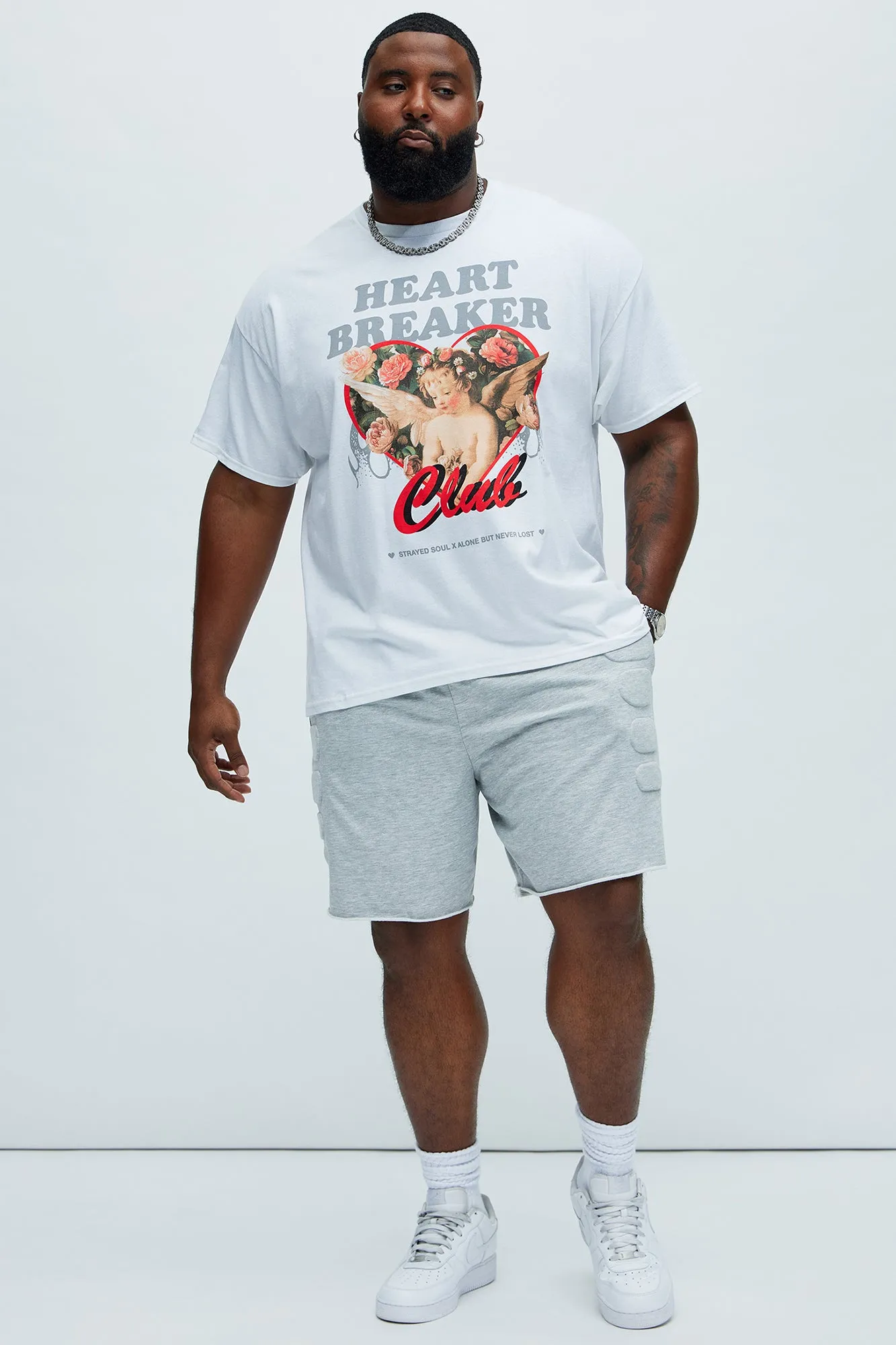 Heart Breaker Club Short Sleeve Tee - White sold by Fashion Nova product image thumbnail 5