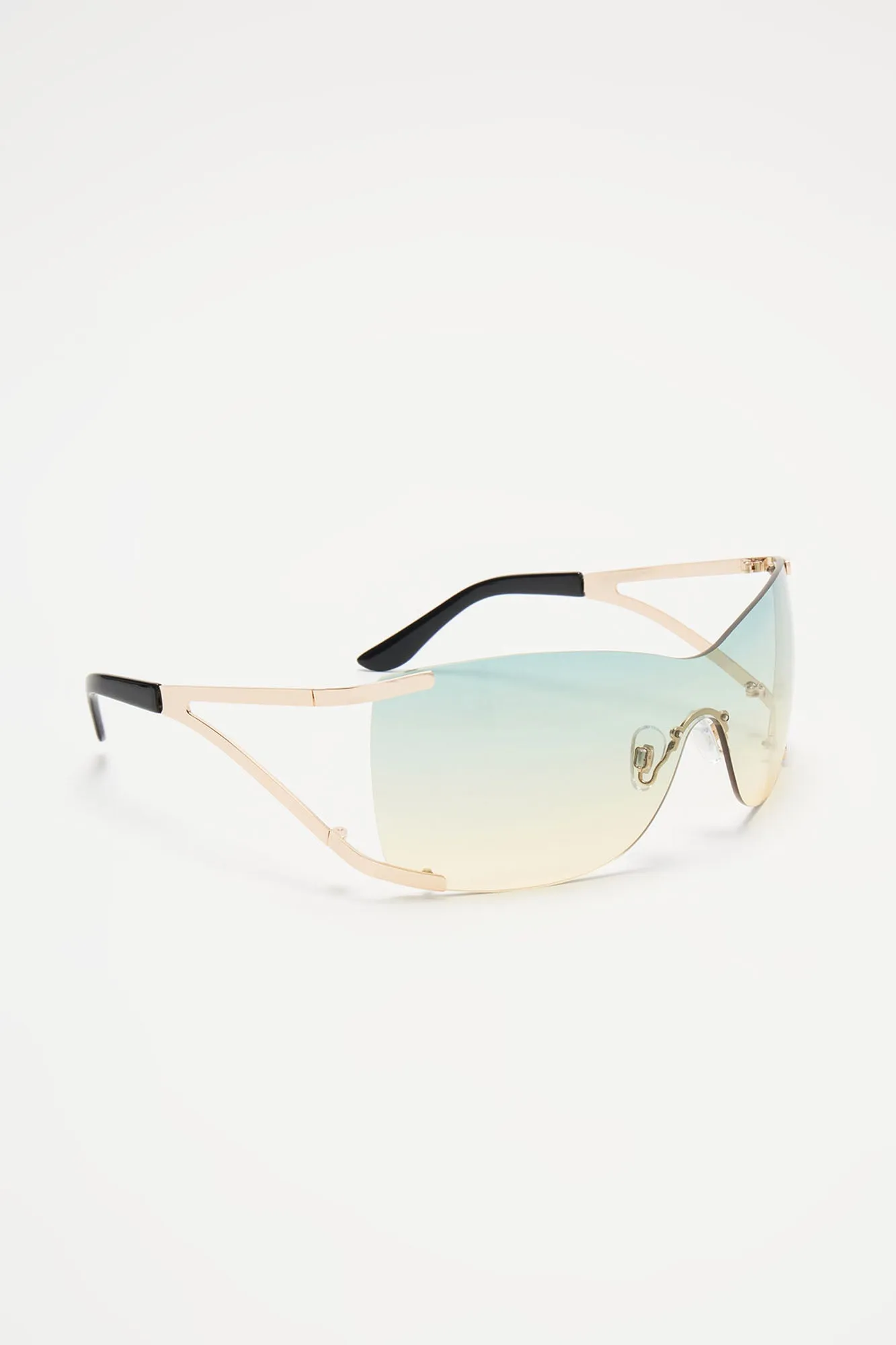 Mojitos All Summer Sunglasses - Green/combo sold by Fashion Nova product image thumbnail 4