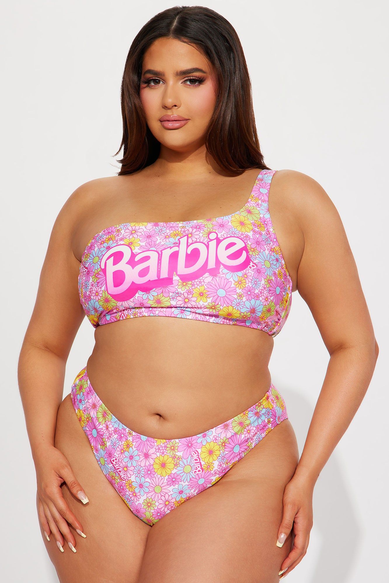 Malibu Barbie 2 Piece Bikini - Pink/combo sold by Fashion Nova product image thumbnail 4