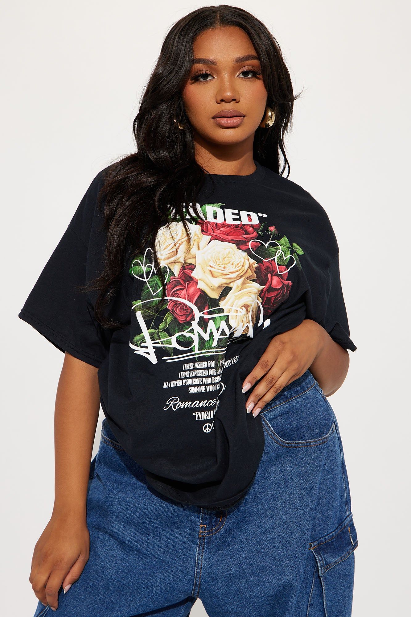 Faded Romance Graphic Tee - Black sold by Fashion Nova product image thumbnail 4