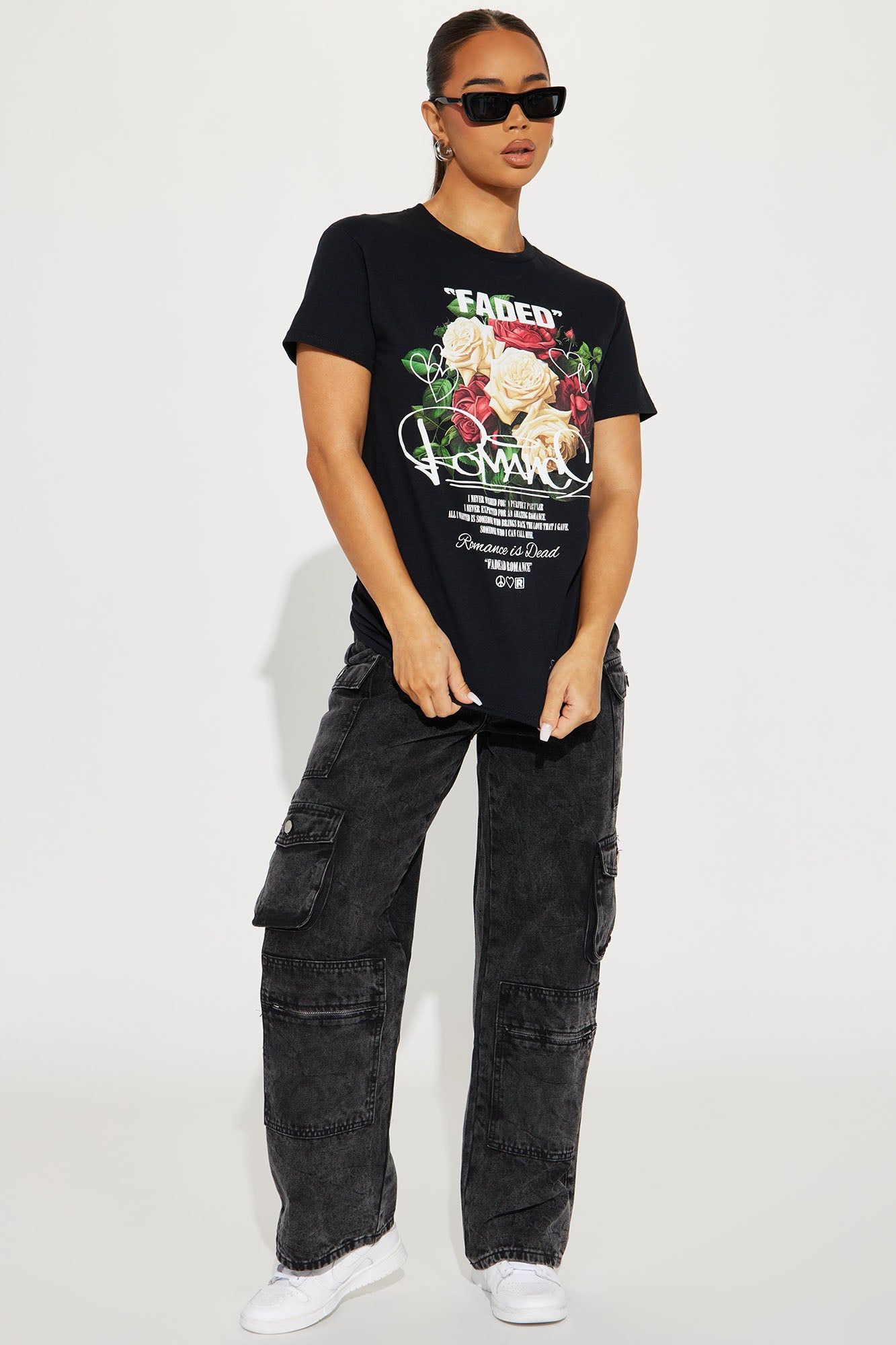 Faded Romance Graphic Tee - Black sold by Fashion Nova product image thumbnail 2