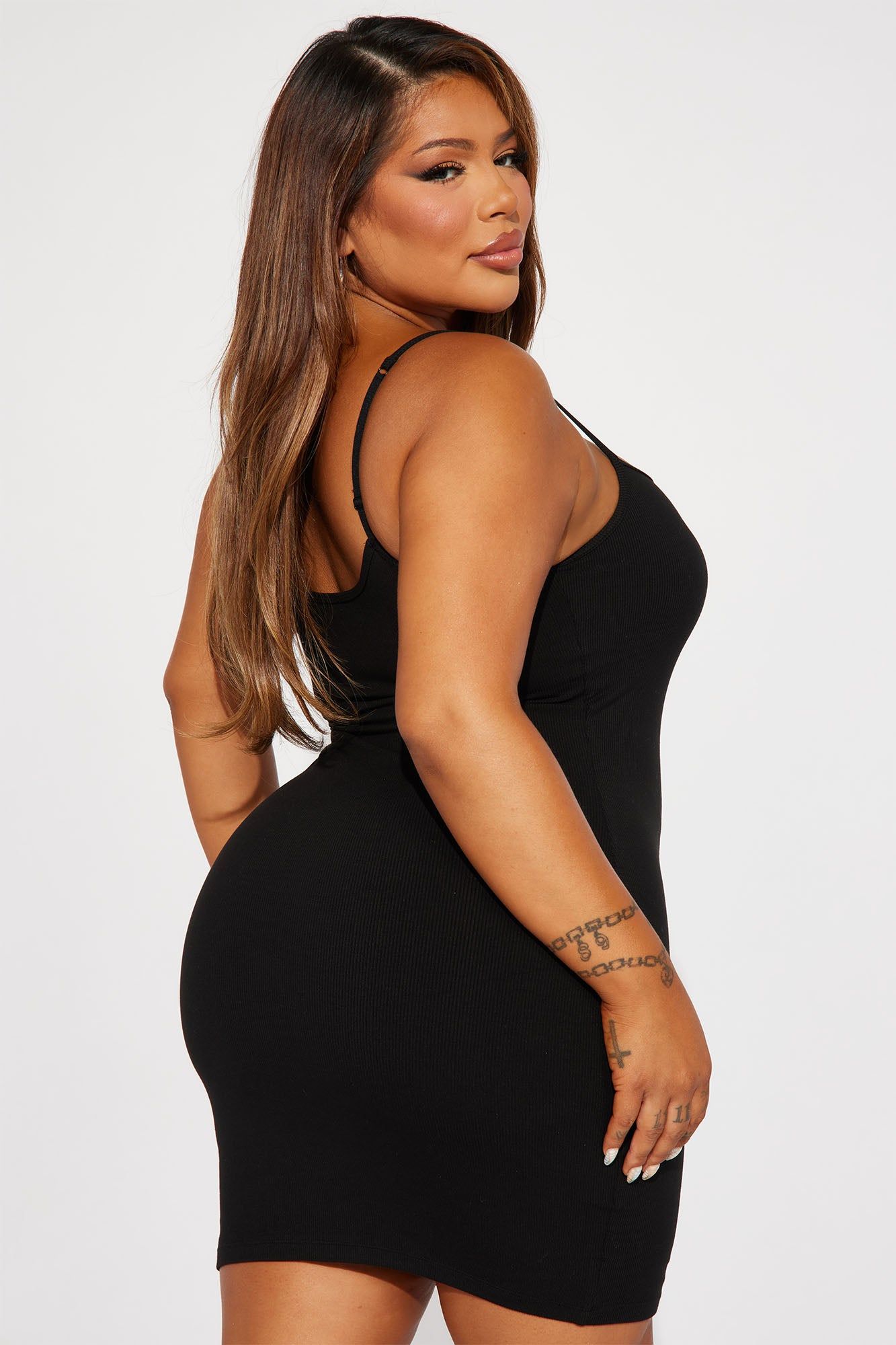 Avery Shapewear Mini Dress - Black sold by Fashion Nova product image thumbnail 6