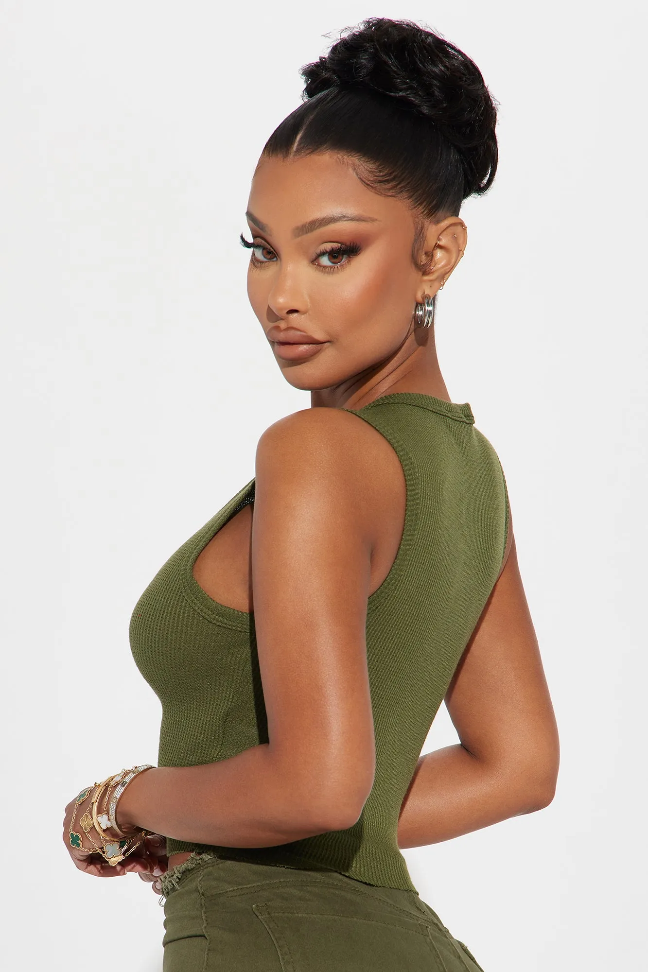 Eternal Love Dragon Tank Top - Green sold by Fashion Nova product image thumbnail 3