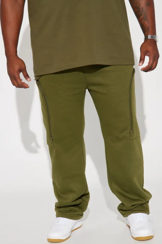 Long Day Sweatpants - Olive sold by Fashion Nova