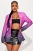 Eliza Ombre Blazer - Fuchsia sold by Fashion Nova